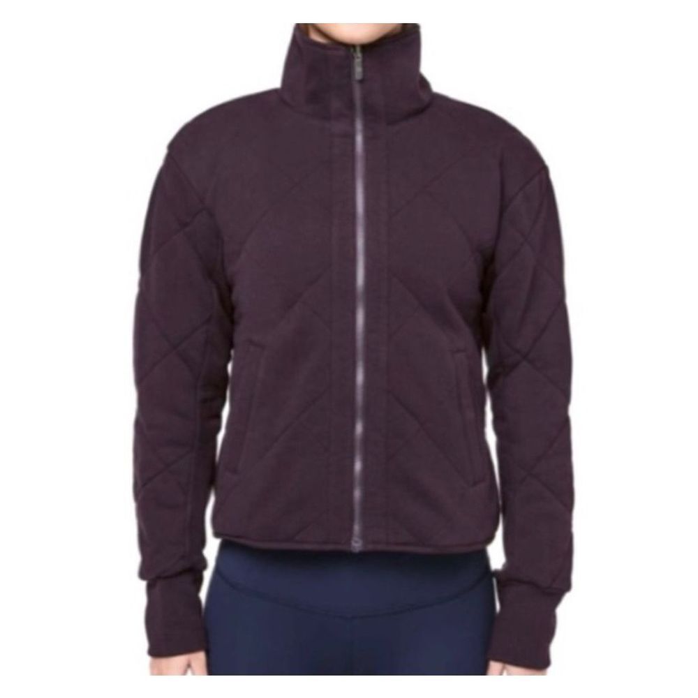 Lululemon Forever Warm Reversible Jacket in Cherry sz 6